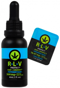 RLV Protect Hemp + LunaRich X | Available in a 30-serving bottle or single-serve snap packets!